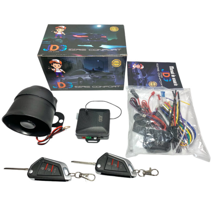 ALARMA JDG PARA VEHÍCULO TIPO NAVAJA CON 2 CONTROLES - Image 1