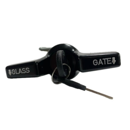 Manija Baúl Chevrolet Blazer Mariposa Metálica Con 2 Llaves