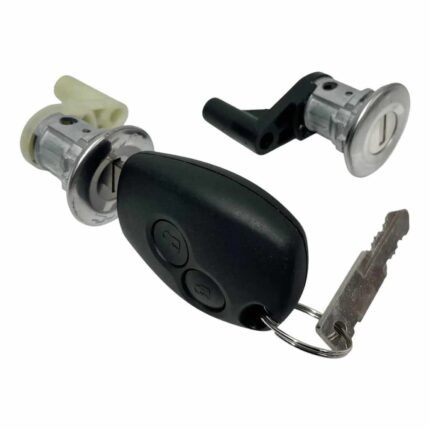 Juego Cilindros Puerta Renault Logan, Sandero Llave Chip