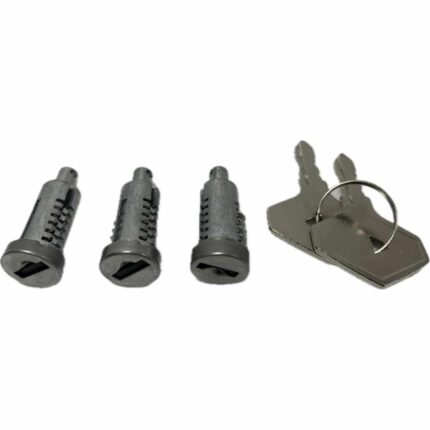 Juego De Cilindros Puerta Renault 12 Con 2 Llaves 3 Cilindros