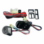 Kit Switch Elevavidrios 2 Puertas Con Cableado Y Soporte