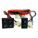 Kit Switch Elevavidrios 2 Puertas Con Cableado Tipo Fx1