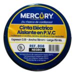 Cinta Aislante 15m Negra Mercury Certificación Ul