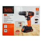 Taladro Atornillador Inalámbrico 10mm 20v Black & Decker 3/8 - Image 3